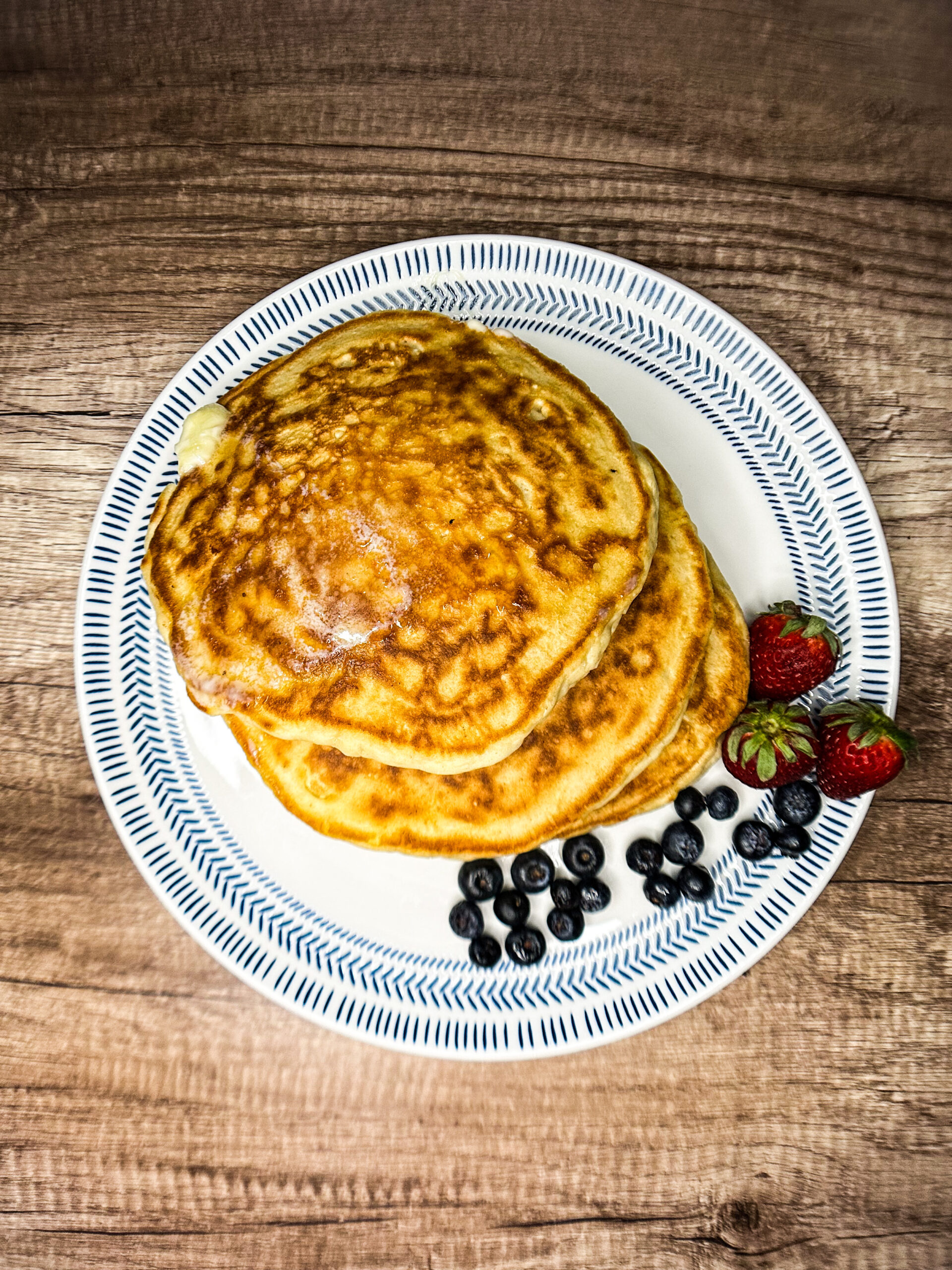 pancakes on a countertop